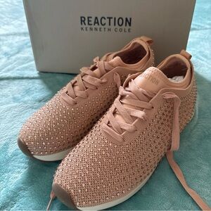 Kenneth Cole Cameron Jewel Lace Up Sneakers size 8.5 M